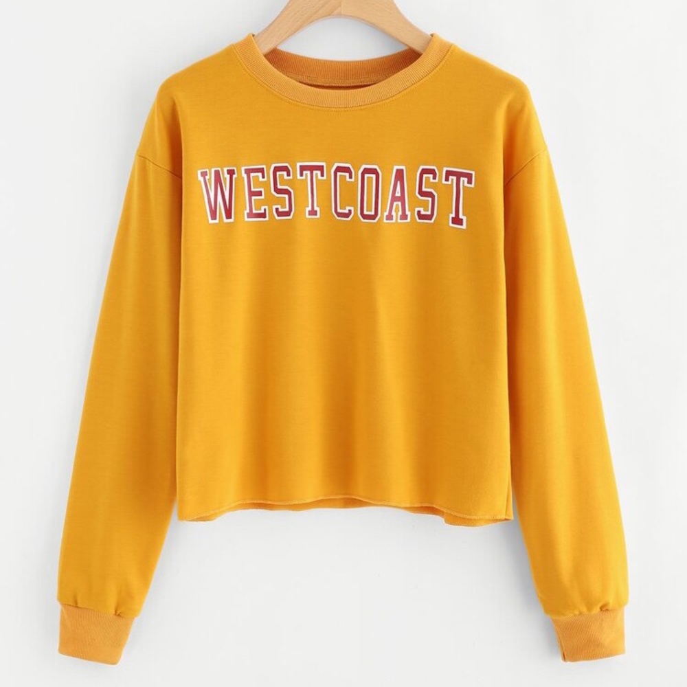 SHEIN Cropped Crewneck Sweatshirt